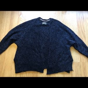 Navy Blue Chenille Cardigan from UO